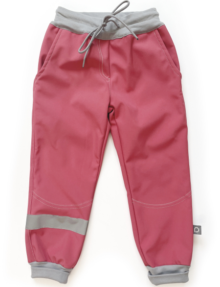 softshellové nohavice Pink/Grey